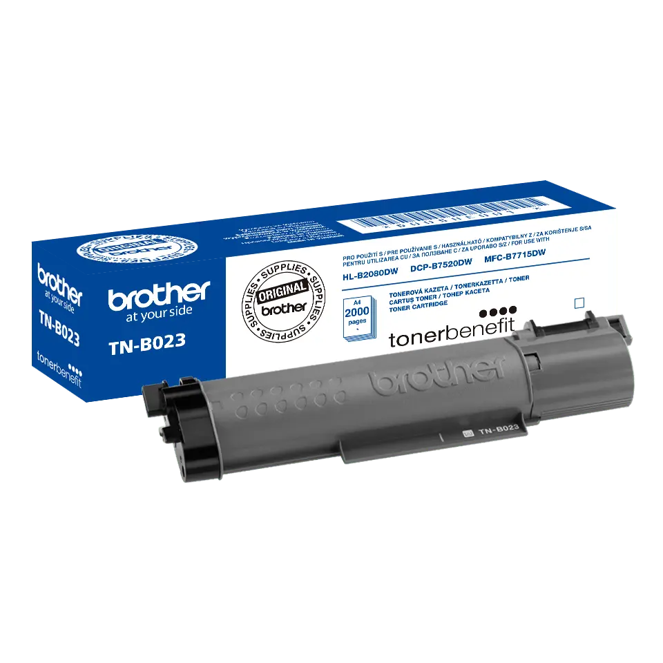 КАСЕТА ЗА BROTHER HL B2080DW/DCP B7520DW/MFC B7715DW - Black - PN TNB023 (TN-B023) - image 1
