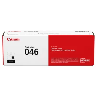 Κασέτα τόνερ για CANON i-SENSYS LBP650 Series/MF730 Series - Μαύρο - CRG046BK (CRG-046BK) - PN CR1250C002AA - 1
