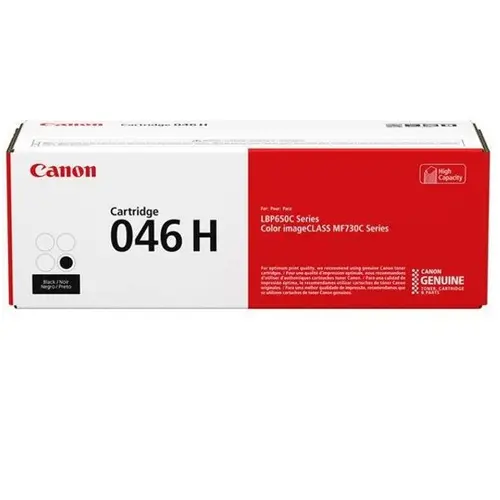 Cartuș pentru CANON i-SENSYS LBP650 Series/MF730 Series - CAPACITATE MARE - Negru - CRG-046HBK (CRG046HBK) - PN CR1254C002AA - 1