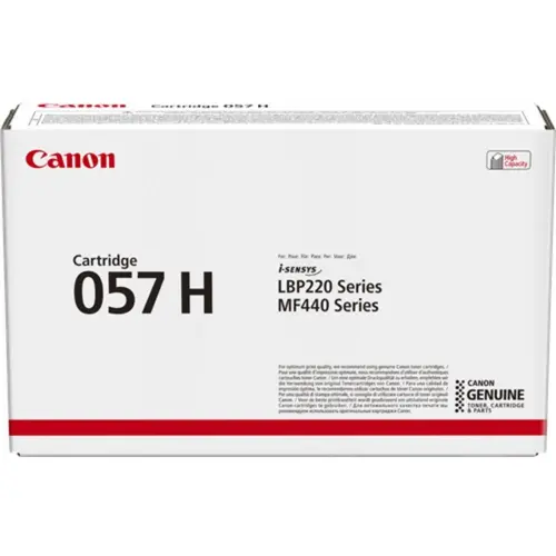 ΚΑΣΕΤΑ ΤΟΝΕΡ ΓΙΑ CANON i-SENSYS LBP220 Series/MF440 Series - ΥΨΗΛΗΣ ΧΩΡΗΤΙΚΟΤΗΤΑΣ - Μαύρο - CRG057H (CRG-057H) - PN 3010C002 - 1
