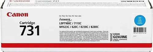 ΚΑΣΕΤΑ ΤΟΝΕΡ ΓΙΑ CANON LBP7100/LBP7110/LBP8230/LBP8280 - Κυανό - CRG-731C (CRG731C) - PN CR6271B002AA - 1