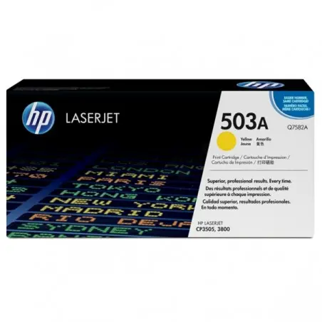 КАСЕТА ЗА HP Color Laserjet 3800 - Yellow - /503A/ - PN Q7582A