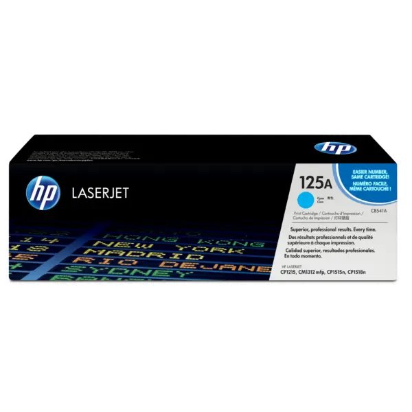 КАСЕТА ЗА HP Color Laserjet CP1215/CP1515N - Cyan - /125A/ - PN CB541A - image 1