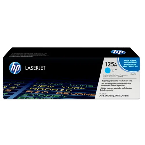 Cartuș pentru HP Color Laserjet CP1215/CP1515N - Cyan - /125A/ - PN CB541A - 2