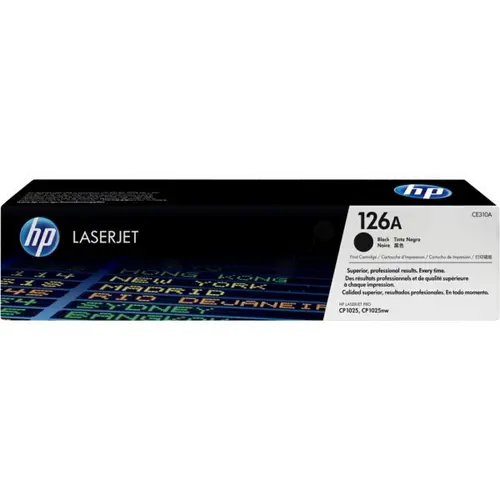 Cartuș pentru HP Color Laserjet CP1025/CP1025NW - Negru - /126A/ - PN CE310A - 2
