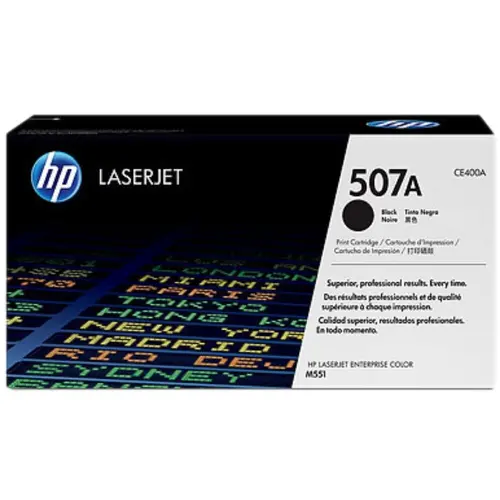 Cartuș pentru HP Color Laserjet Enterprise 500 M551 - Negru - /507A/ - PN CE400A