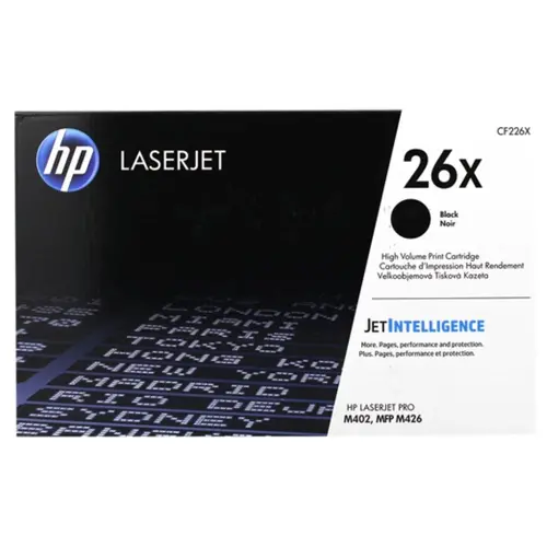 КАСЕТА ЗА HP LaserJet Pro M402/MFP M426 series - Black - /26X/ - PN CF226X