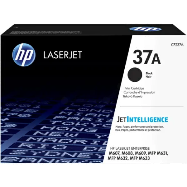 КАСЕТА ЗА HP Laserjet Enterprise M607/M608/M609/MFP M631/M632/M633 - Black - /37A/ - PN CF237A