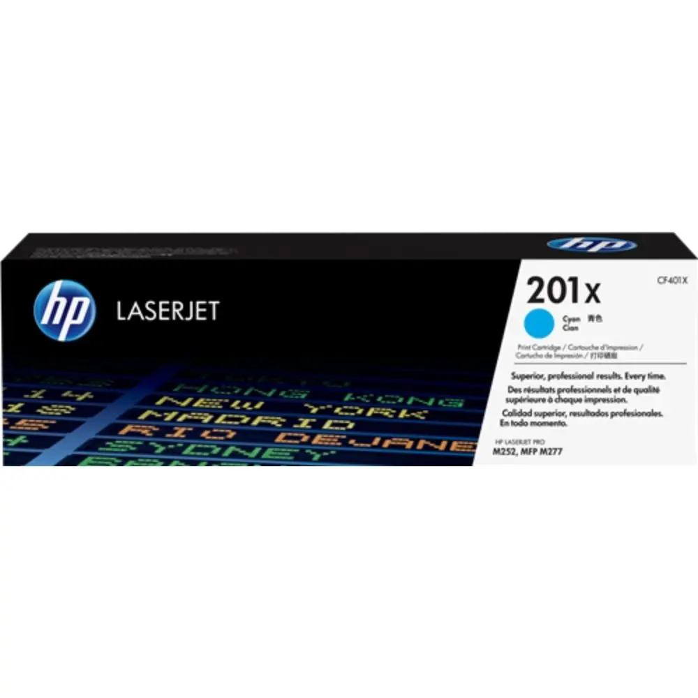 КАСЕТА ЗА HP Color LaserJet Pro M252/MFP M277 series - HIGH CAPACITY - /201X/ - Cyan - PN CF401X