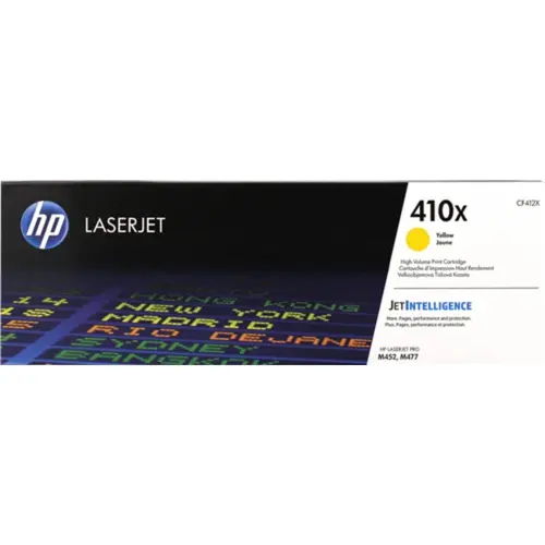 ΚΑΣΕΤΑ ΓΙΑ HP Color LaserJet Pro M452 series/MFP M477 series - ΥΨΗΛΗΣ ΧΩΡΗΤΙΚΟΤΗΤΑΣ - /410X/ - Κίτρινο - PN CF412X - 1