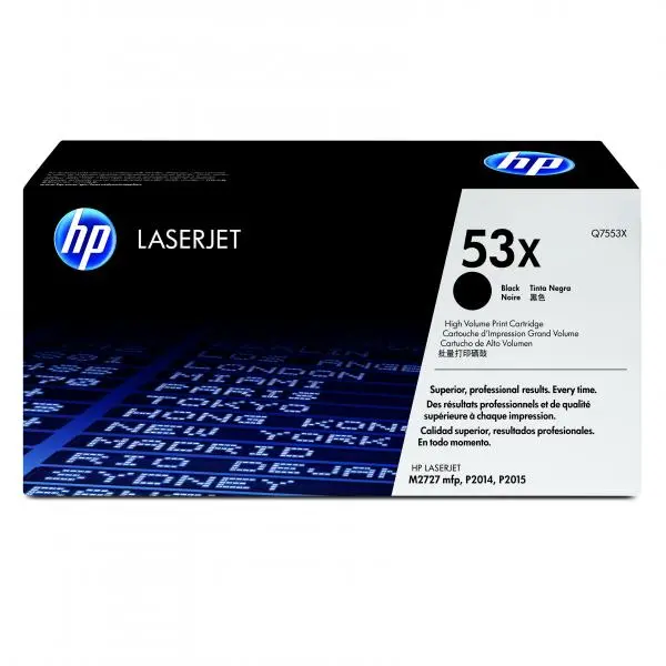 КАСЕТА ЗА HP Laserjet P2011/P2014/P2015/M2727 - HIGH CAPACITY - /53X/ - Black - PN Q7553X