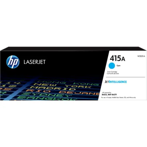 ΚΑΣΕΤΑ ΓΙΑ HP Color Laserjet PRO M454/MFP M479 - Κυανό - /415A/ - PN W2031A