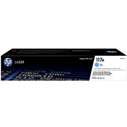 ΚΑΣΕΤΑ ΤΟΝΕΡ ΓΙΑ HP Color Laser 150/MFP 178/MFP 179 - Κυανό - /117A/ - PN W2071A - 1