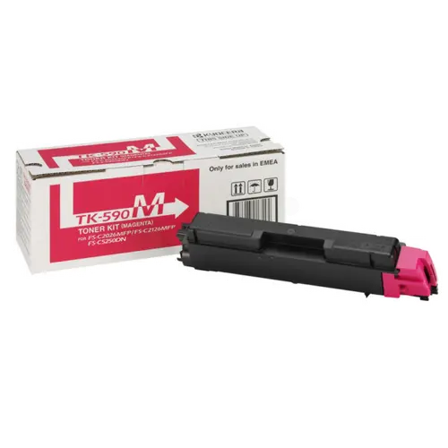 КАСЕТА ЗА KYOCERA MITA FS C2026/C2126/C2526/C2626/C5250/ECOSYS M6026/M6526 - Magenta - TK590M (TK-590M) - PN 1T02KVBNL0