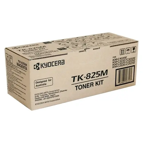 CARTUȘ PENTRU KYOCERA MITA KM C2520/C2525/C3225/C3232/C4035 - Magenta - TK825M (TK-825M) - PN 1T02FZBEU0 - 1