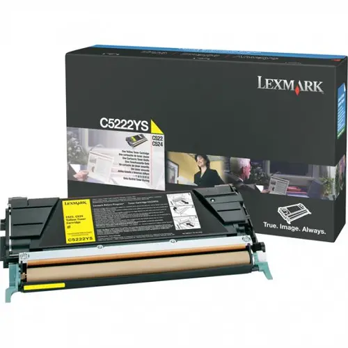 ΚΑΣΕΤΑ ΓΙΑ LEXMARK OPTRA C522/C524/C530/C532/C534 - Κίτρινο - OUTLET - PN C5222YS - 1