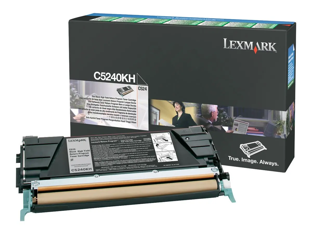 Κασέτα για LEXMARK OPTRA C524/C534 - Μαύρο - Κασέτα προγράμματος επιστροφής - OUTLET - PN C5240KH
