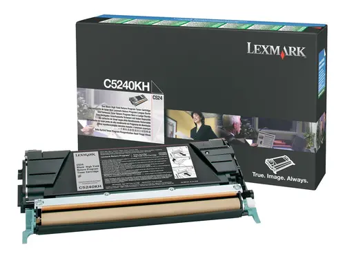 Κασέτα για LEXMARK OPTRA C524/C534 - Μαύρο - Κασέτα προγράμματος επιστροφής - OUTLET - PN C5240KH - 1