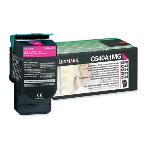 Cartuș pentru LEXMARK OPTRA C540 series/X540 series - Magenta - Cartuș program de returnare - PN C540A1MG - 1