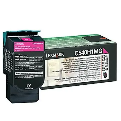 Cartuș pentru LEXMARK OPTRA C540 series/X540 series - Magenta - Cartuș program de returnare - CAPACITATE MARE - PN C540H1MG - 1