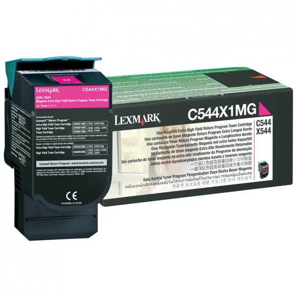 КАСЕТА ЗА LEXMARK C544dn/C544dtn/C544dw/C544n/C546dtn/X544dn/X544dtn/X544dw/X544n/X546dtn/X548de/X548de Statoil/X548dte - Magenta - EXTRA HIGH CAPACITY - PN C544X1MG