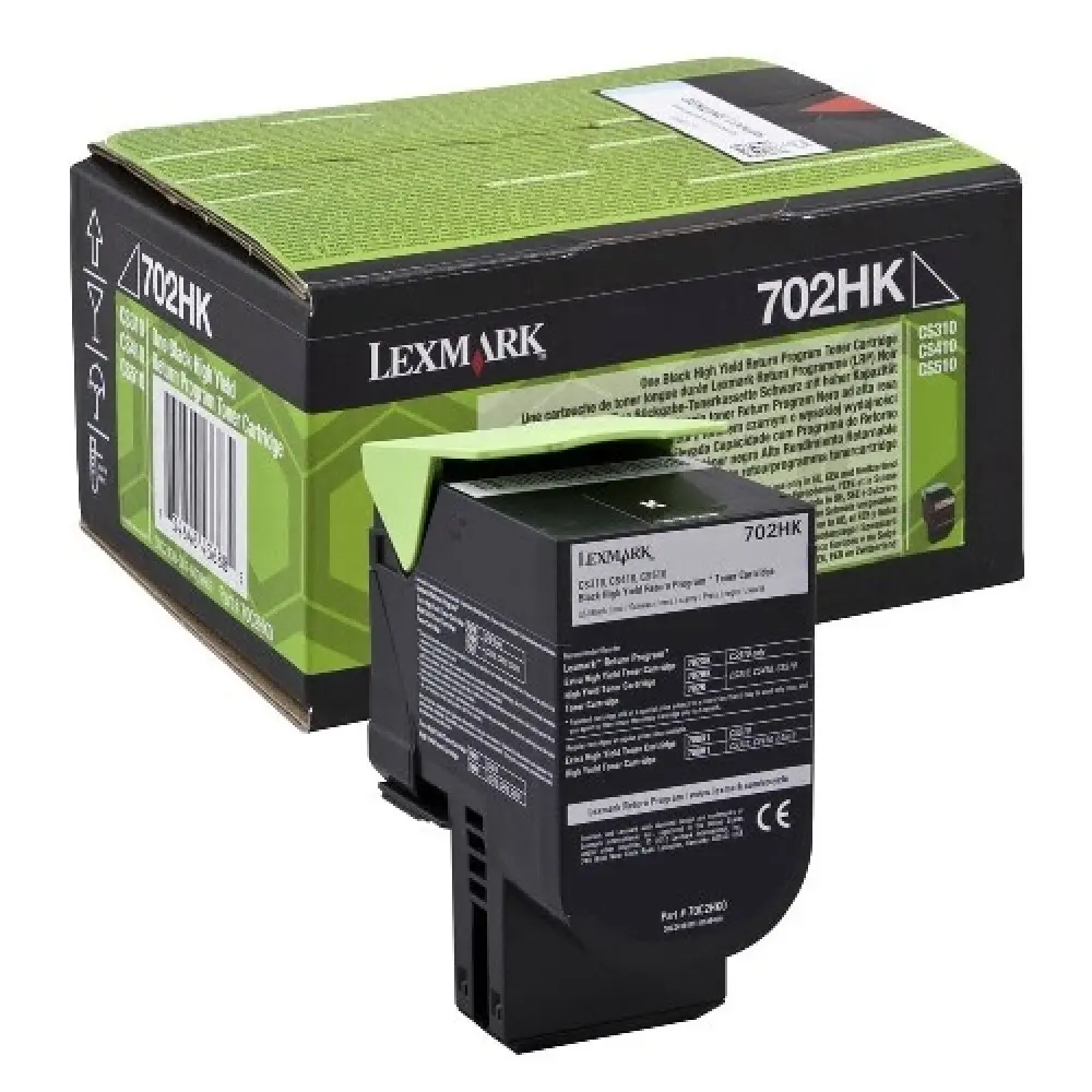 КАСЕТА ЗА LEXMARK CS310/CS410/CS510 - Black - HIGH CAPACITY - Return program cartridge - /702HK/ - PN 70C2HK0