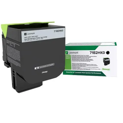 КАСЕТА ЗА LEXMARK CS417dn/CX417dn/CS517/CX517 - Black - HIGH CAPACITY - Return program cartridge - PN 71B2HK0