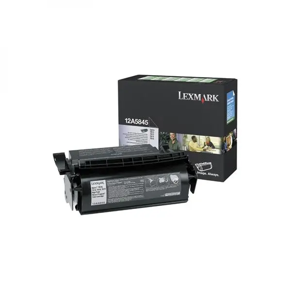 CARTUȘ PENTRU LEXMARK OPTRA T/T610/T612/T614/T616 - Negru - Cartuș program de returnare - OUTLET - PN 12A5845