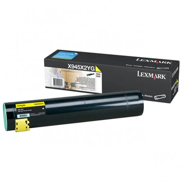 ΚΑΣΕΤΑ ΓΙΑ LEXMARK X940/X945 Series - Κίτρινο - PN X945X2YG