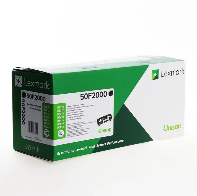 КАСЕТА ЗА LEXMARK MS310/MS312/MS410/MS415/MS510/MS610 - Black - /502/ - PN 50F2000 - image 1