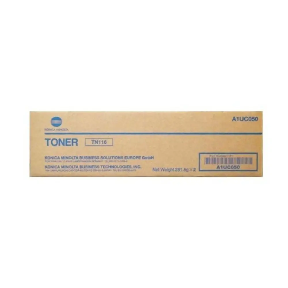 ТОНЕР КАСЕТА ЗА KONICA MINOLTA BIZHUB 164 - Black - TN116 (TN-116) - PN A1UC050
