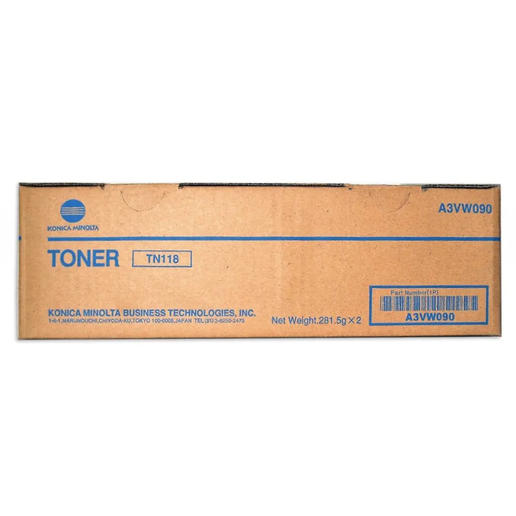 ТОНЕР КАСЕТА ЗА KONICA MINOLTA BIZHUB 215 - Black - 1 PC - TN118 (TN-118) - PN A3VW050
