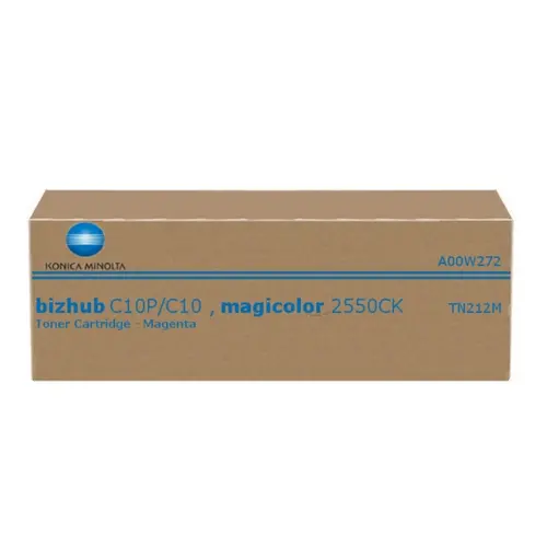 CARTUȘ TONER PENTRU KONICA MINOLTA BIZHUB C10/C10P/MC 2550CK - Magenta - TN212M (TN-212M) - PN A00W272 - 1