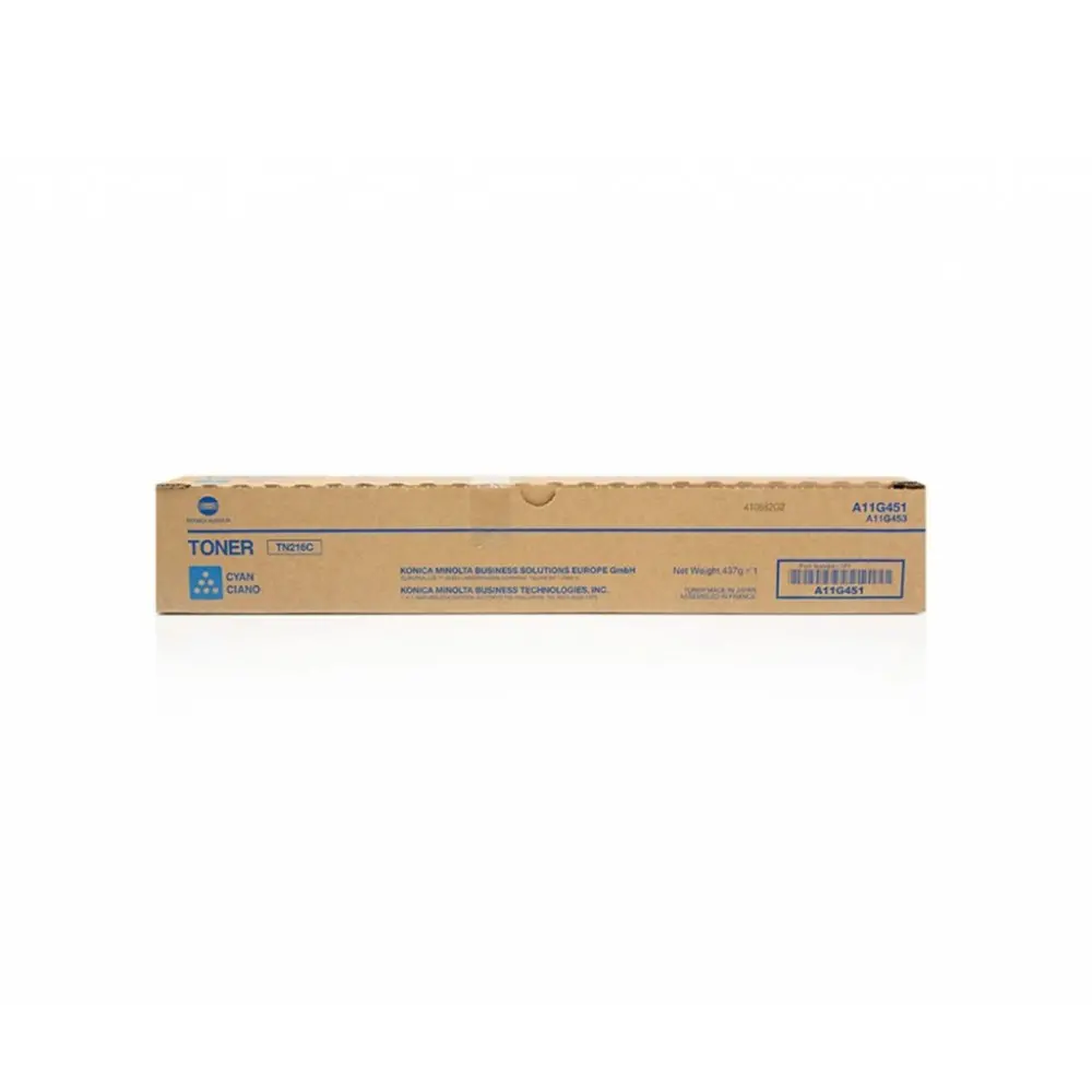 ТОНЕР КАСЕТА ЗА KONICA MINOLTA BIZHUB C220/C280 - Cyan - TN216C (TN-216C) - PN A11G451