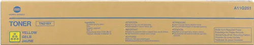 ТОНЕР КАСЕТА ЗА KONICA MINOLTA BIZHUB C220/C280 - Yellow - TN216Y (TN-216Y) - PN A11G251