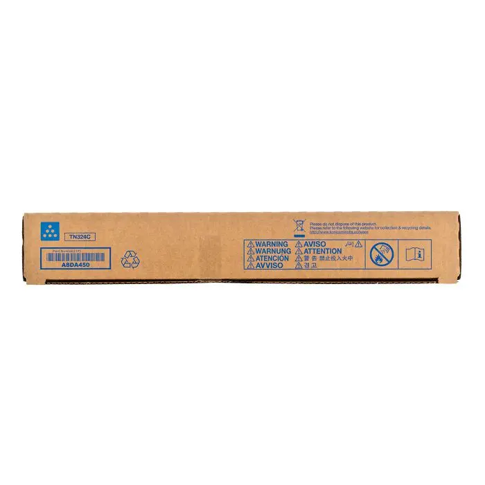 ТОНЕР КАСЕТА ЗА KONICA MINOLTA BIZHUB C258/C308/C368 - Cyan - TN-324C (TN324C) - PN A8DA450