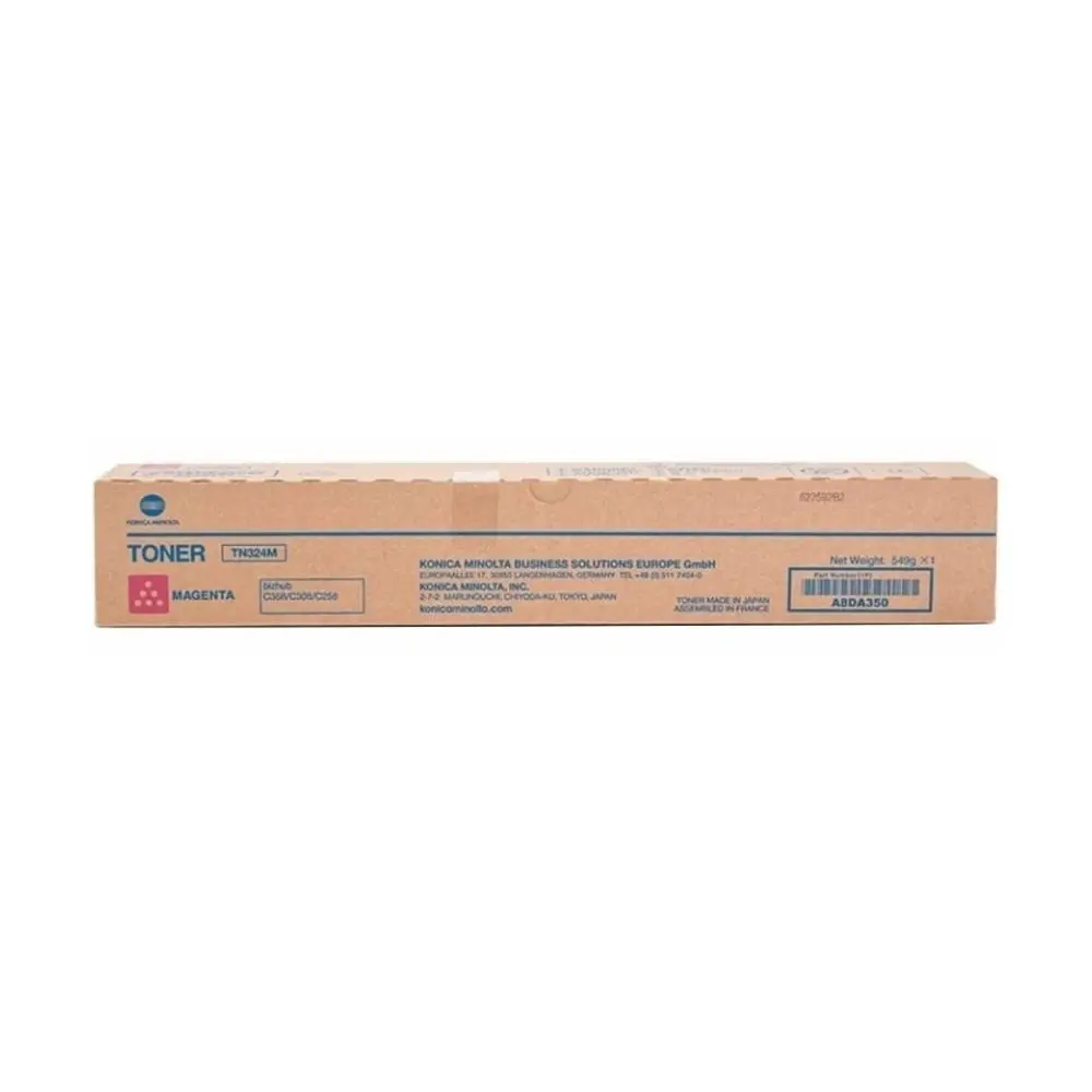 ТОНЕР КАСЕТА ЗА KONICA MINOLTA BIZHUB C258/C308/C368 - Magenta - TN-324M (TN324M) - PN A8DA350