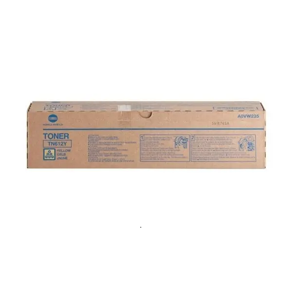 ТОНЕР КАСЕТА ЗА KONICA MINOLTA BIZHUB Pro C5501/C6501 - Yellow - TN612Y (TN-612Y) - PN A0VW250