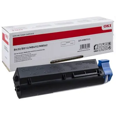 КАСЕТА ЗА OKI B432/B432DN/B512/B512DN/MB492/MB492DN/MB562/MB562DNW - EXTRA HIGH CAPACITY - Black - PN 45807111 - 1