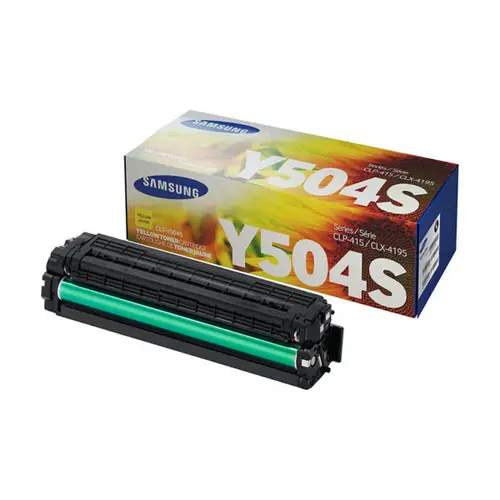 ΚΑΣΕΤΑ ΓΙΑ SAMSUNG CLP 415/CLX 4195 - Κίτρινο - PN CLT-Y504S (CLTY504S) - 1