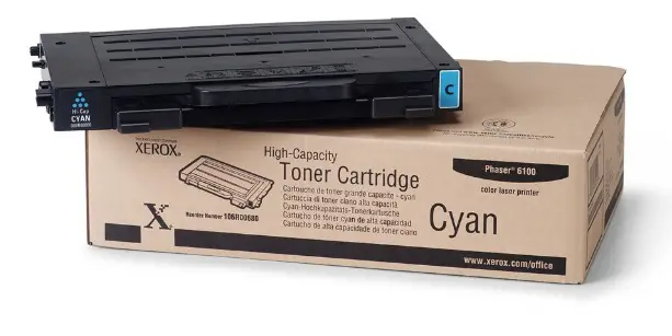 КАСЕТА ЗА XEROX Phaser 6100 - Cyan - HIGH CAPACITY - PN 106R00680