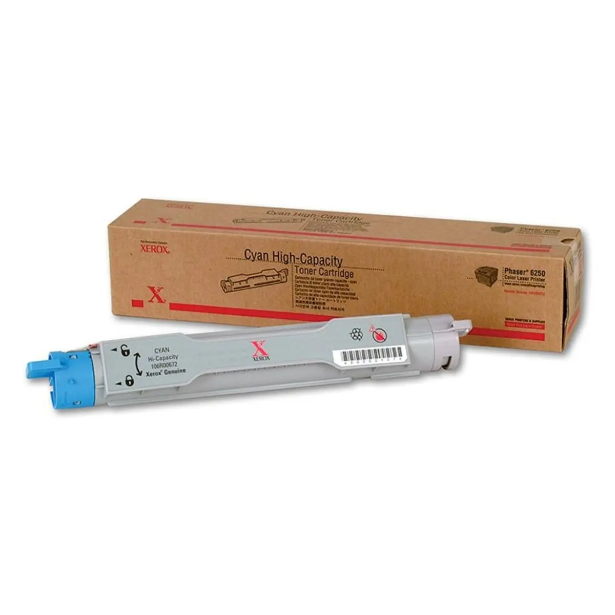 Casetă pentru XEROX Phaser 6250 - Cyan - Capacitate mare - PN 106R00672