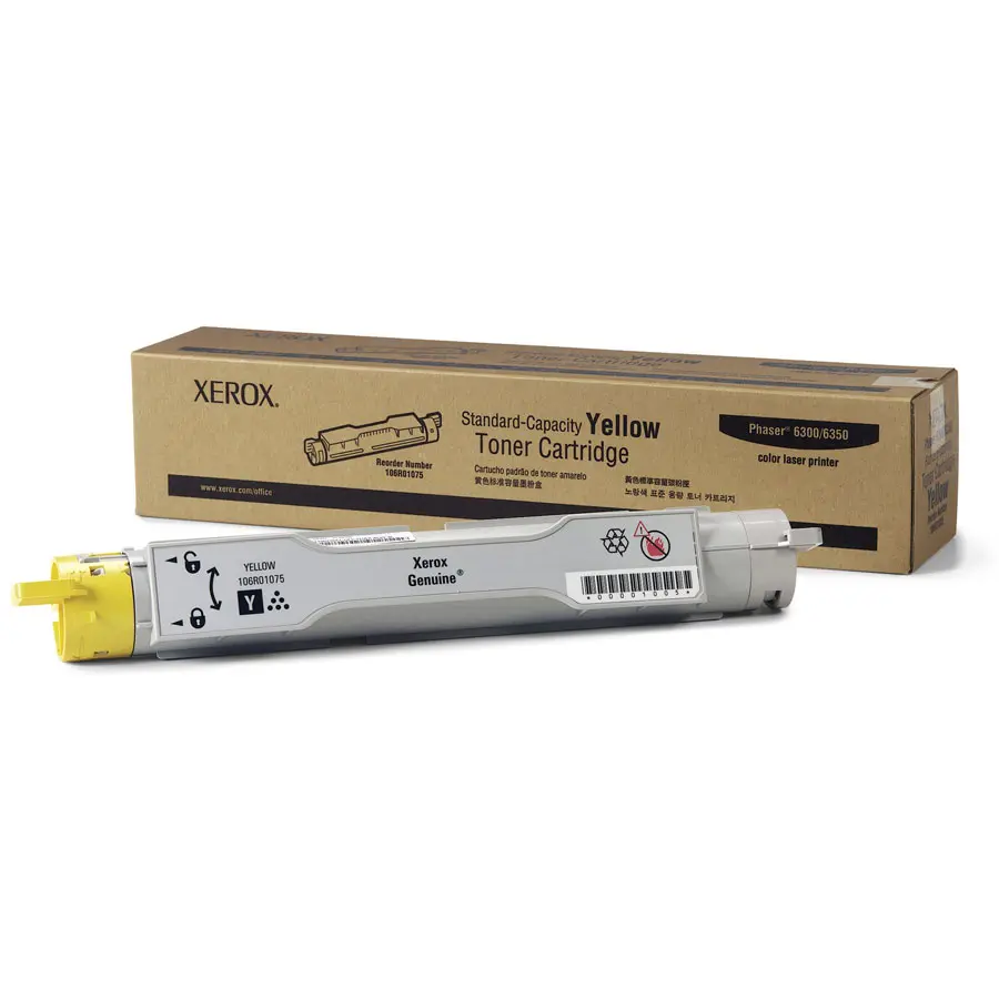 Casetă pentru XEROX Phaser 6300/6350 - Galben - PN 106R01075