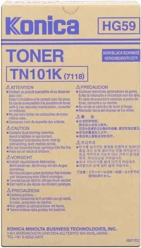 Cartuș toner pentru MINOLTA 7115/7118/7216/7220 - 1 buc. - TN-101K - PN 8937732 - 1