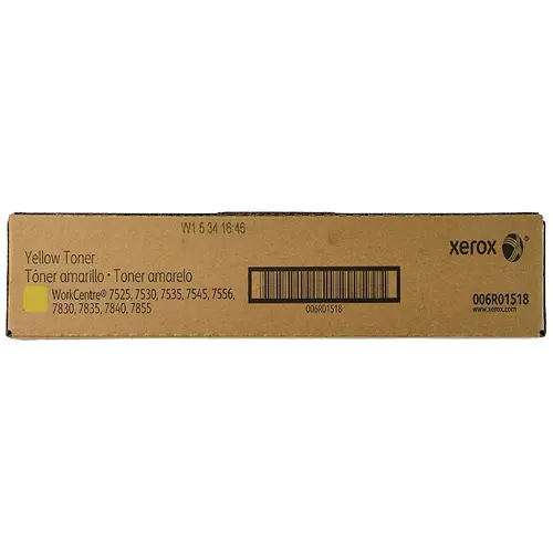 Cartuș pentru XEROX Work Centre 7525/7530/7535/7545/7556/7830/7835/7845/7855 - Galben - PN 006R01518 Cartuș pentru XEROX Work Centre 7525/7530/7535/7545/7556/7830/7835/7845/7855 - Galben - PN 006R01518