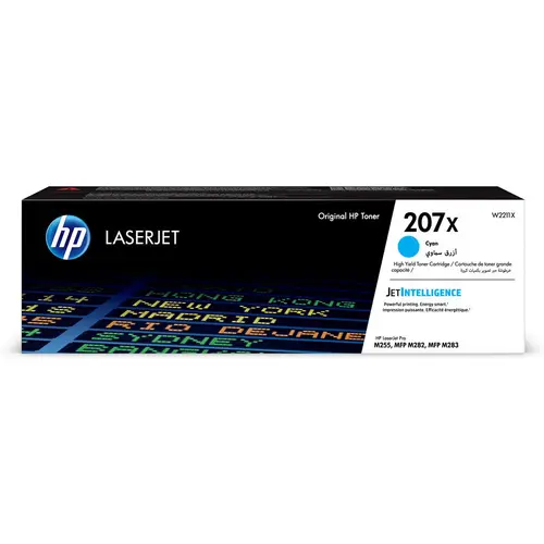 ΚΑΣΕΤΑ ΓΙΑ HP Color Laserjet PRO M255/MFP M282/M283 - ΥΨΗΛΗΣ ΧΩΡΗΤΙΚΟΤΗΤΑΣ - Κυανό - /207X/ - PN W2211X - 1