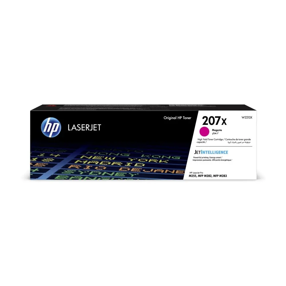 ΚΑΣΕΤΑ ΓΙΑ HP Color Laserjet PRO M255/MFP M282/M283 - ΥΨΗΛΗΣ ΧΩΡΗΤΙΚΟΤΗΤΑΣ - Ματζέντα - /207X/ - PN W2213X