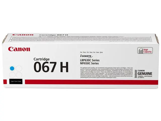 КАСЕТА ЗА CANON MF651Cw/MF655Cdw/MF657Cdw/LBP631Cw/LBP633Cdw - Cyan - HIGH CAPACITY - CRG067HC (CRG-067HC) - PN 5105C002
