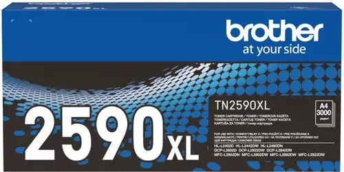КАСЕТА ЗА BROTHER HL L2402D/L2442DW/L2445DW/L2447DW/L2460DN/L2865DW - HIGH CAPACITY - Black - PN TN2590XL (TN-2590XL) - 1