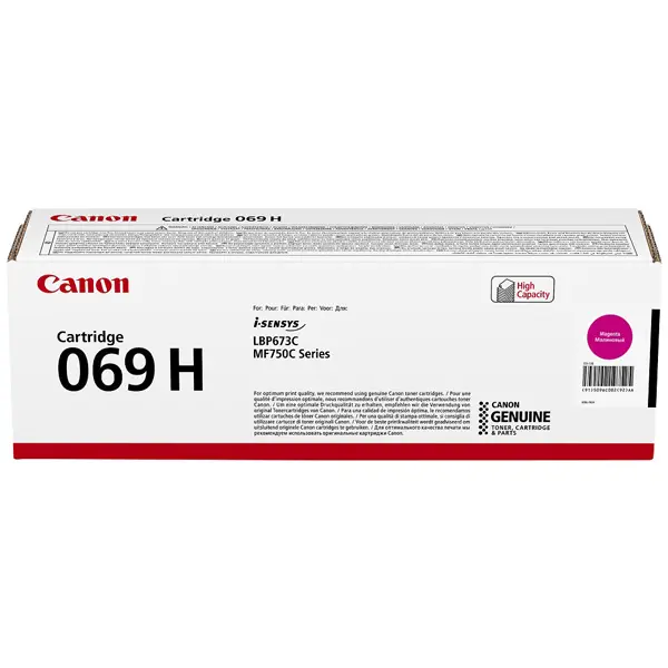 ΚΑΣΕΤΑ ΓΙΑ CANON i-SENSYS LBP673 series/i-SENSYS MF752/MF754 Series - ΥΨΗΛΗΣ ΧΩΡΗΤΙΚΟΤΗΤΑΣ - Ματζέντα - CRG-069HM (CRG069HM) - PN 5096C002AA